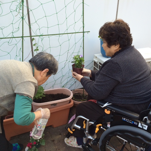 利用者様のおかげでスッキリ