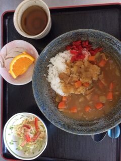 土曜日のランチと今日の様子