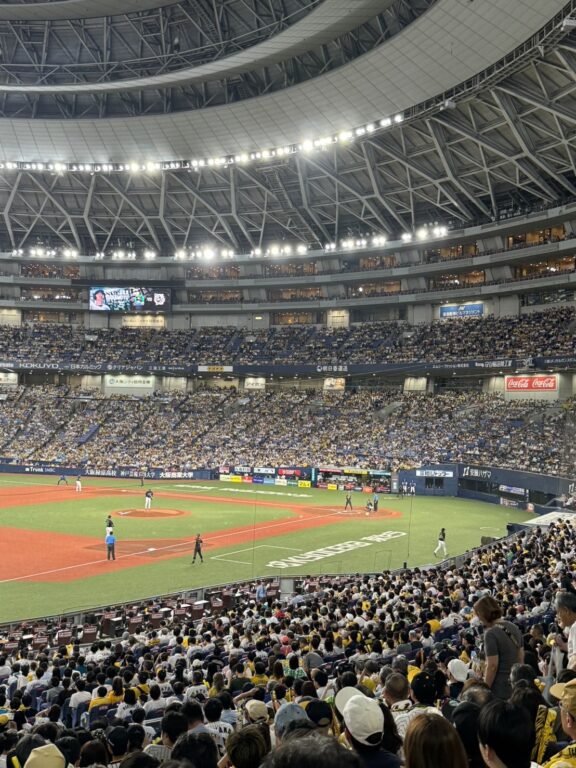 京セラドームで野球観戦⚾